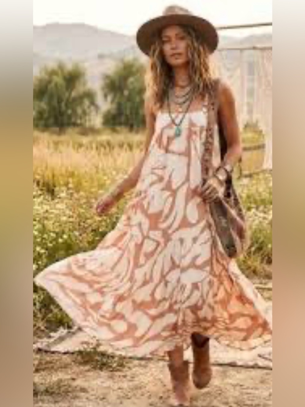 Anthropologie Abel The Label flowy maxi dress NWT